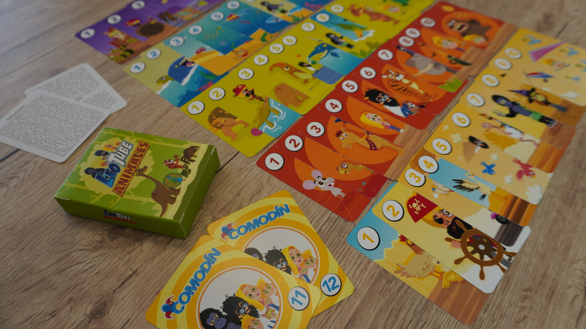 Juego de cartas LeoTube Animales ⋆ Mikeltube